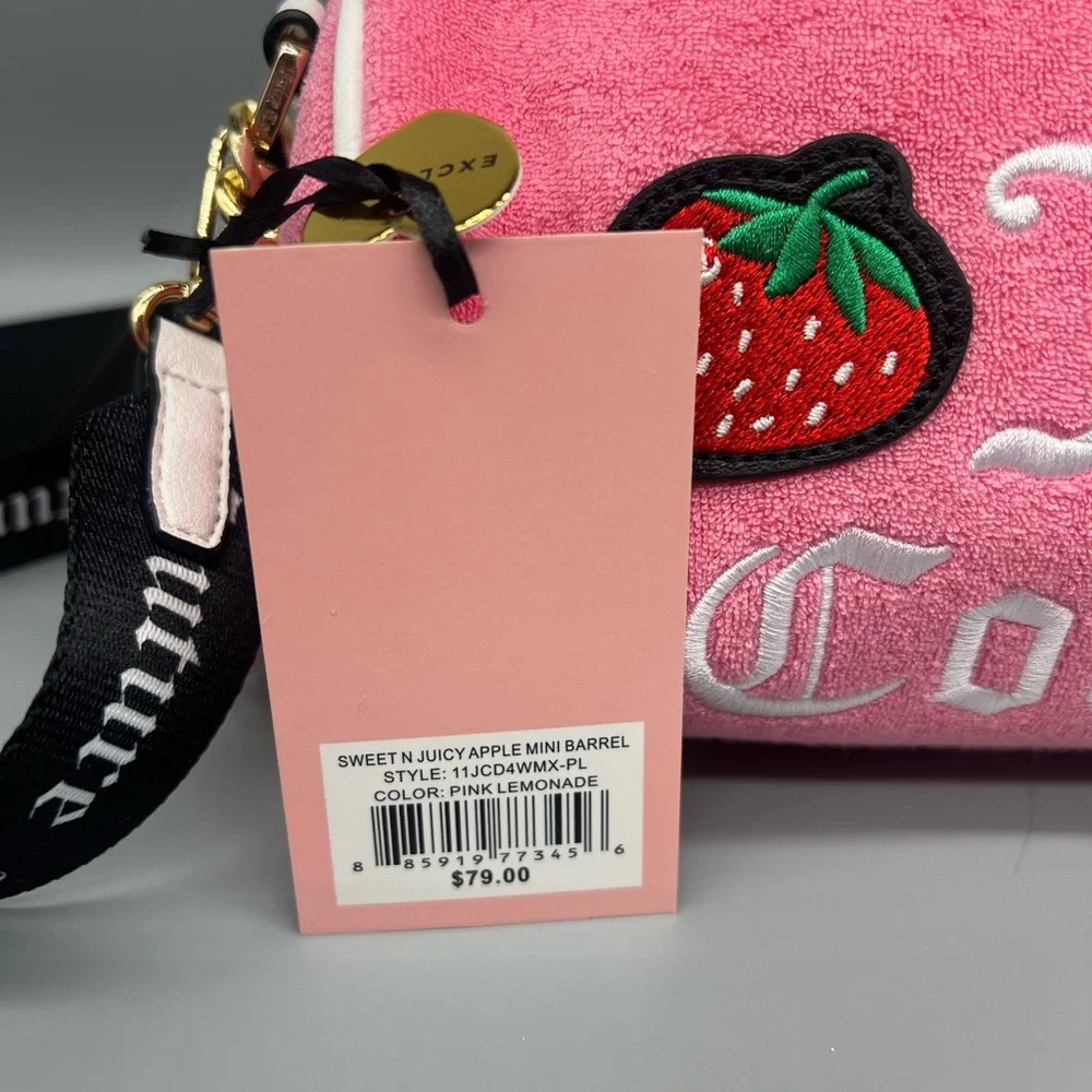 Juicy couture sweet n juicy apple mini barrel purse